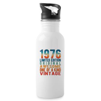Edition limitée depuis 1976 Anniversaire Millésime 1976 - Gourde avec paille intégrée - blanc - Droite