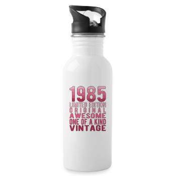 Edition limitée depuis 1985 Anniversaire Millésime 1985 - Gourde avec paille intégrée - blanc - Droite