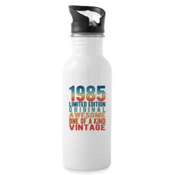 Edition limitée depuis 1985 Anniversaire Millésime 1985 - Gourde avec paille intégrée - blanc - Droite