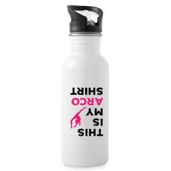 This Is My Acro Shirt Gymnastics Gymnast Acrobatic - Trinkflasche mit integriertem Trinkhalm - Weiß - Rechts