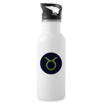 Taurus - Water bottle with straw - white - Right