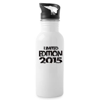 Édition limitée 2015 - Gourde avec paille intégrée - blanc - Droite