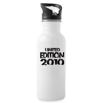 Édition limitée 2010 - Gourde avec paille intégrée - blanc - Droite