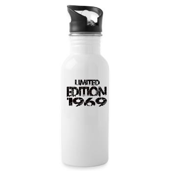 Édition limitée 1969 - Gourde avec paille intégrée - blanc - Droite