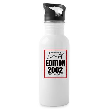 Édition limitée 2002 - Gourde avec paille intégrée - blanc - Droite