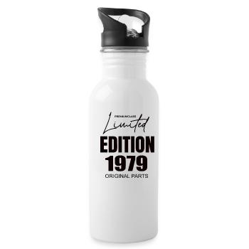 Édition limitée 1979 - Gourde avec paille intégrée - blanc - Droite