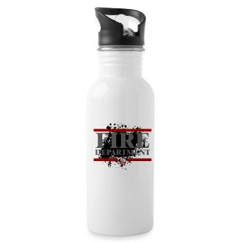Fire brigade - Water bottle with straw - white - Right