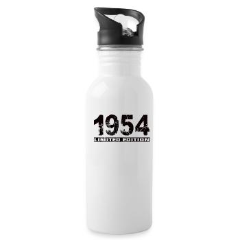 Édition limitée 1954 - Gourde avec paille intégrée - blanc - Droite