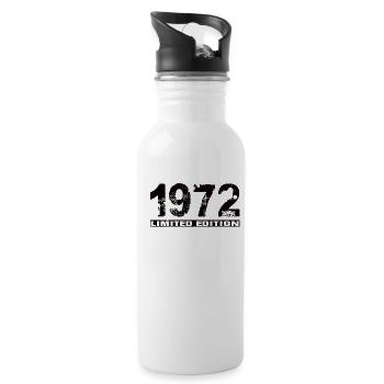Édition limitée 1972 - Gourde avec paille intégrée - blanc - Droite
