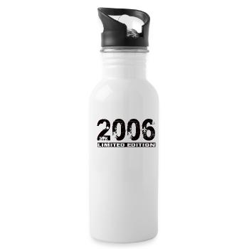 Édition limitée 2006 - Gourde avec paille intégrée - blanc - Droite