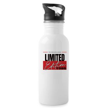 Limited Edition 1986 - Water bottle with straw - white - Right