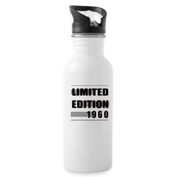 Édition limitée 1960 - Gourde avec paille intégrée - blanc - Droite