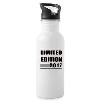 Limited Edition 2017 - Water bottle with straw - white - Right