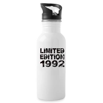 Limited Edition 1992 Birthday 1992 Birthday - Water bottle with straw - white - Right
