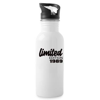 Édition limitée 1989 - Gourde avec paille intégrée - blanc - Droite