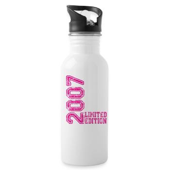 Limited Edition 2007 - Water bottle with straw - white - Right