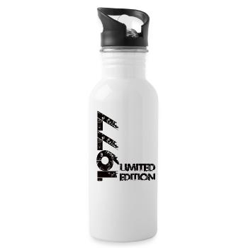 Limited Edition 1977 - Water bottle with straw - white - Right