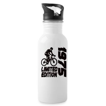 Édition limitée 1975 Vélo en édition limitée - Gourde avec paille intégrée - blanc - Droite