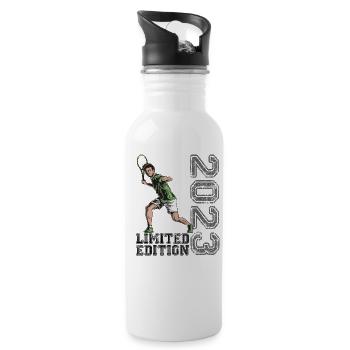 Édition Limitée 2023 Édition Limitée Tennis - Gourde avec paille intégrée - blanc - Droite