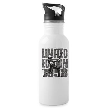 Limited Edition 1958 Limited Edition Cricket - Trinkflasche mit integriertem Trinkhalm - Weiß - Rechts