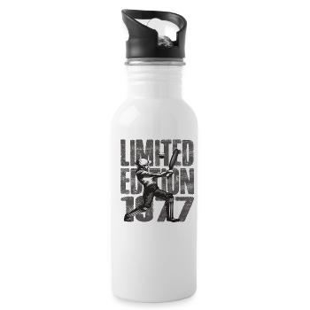 Limited Edition 1977 Limited Edition Cricket - Water bottle with straw - white - Right