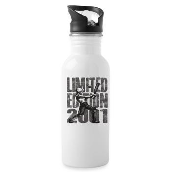 Limited Edition 2001 Limited Edition Cricket - Trinkflasche mit integriertem Trinkhalm - Weiß - Rechts