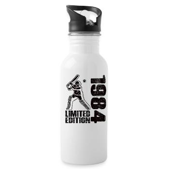 Limited Edition 1984 Limited Edition Cricket - Water bottle with straw - white - Right