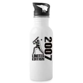 Limited Edition 2007 Limited Edition Cricket - Trinkflasche mit integriertem Trinkhalm - Weiß - Rechts
