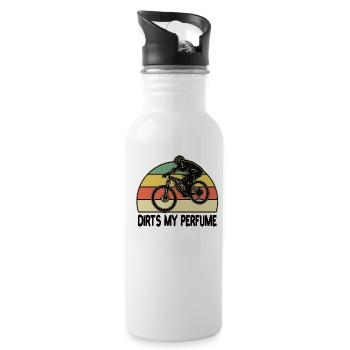 Dirts My Perfume VTT de descente VTT - Gourde avec paille intégrée - blanc - Droite