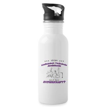 MTA superkraft Mikroskop - Trinkflasche mit integriertem Trinkhalm - Weiß - Rechts