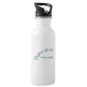 Crème de la Tontunmäki - Water bottle with straw - white - Right