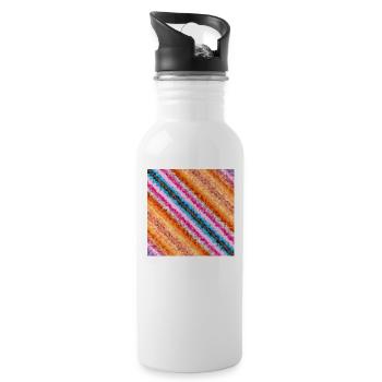 Coming Your Way - Water bottle with straw - white - Right