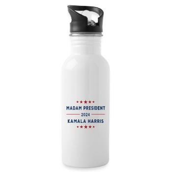 Madam President 2024 - Water bottle with straw - white - Right