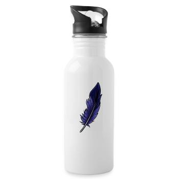 Bounce - Water bottle with straw - white - Right