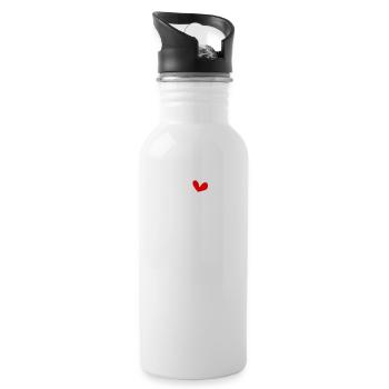 ALLES GUTE ZUM GEBURTSTAG. ALLES GUTE ZUM GEBURTSTAG. JAHRESTAG - Trinkflasche mit integriertem Trinkhalm - Weiß - Rechts