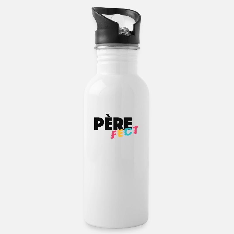 PÈRE fect - Gourde avec paille intégrée - blanc