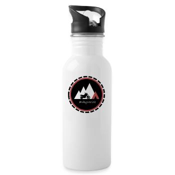 whyweride moto Voyage Voyage sport - Gourde avec paille intégrée - blanc - Droite