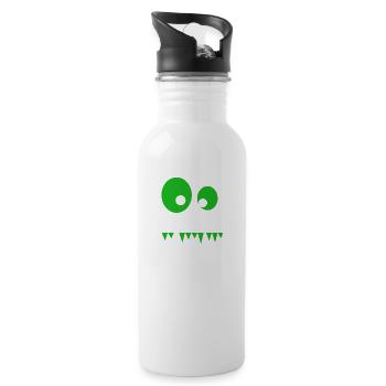 monster - Water bottle with straw - white - Right