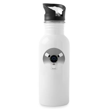 REEL TO REEL - Water bottle with straw - white - Right