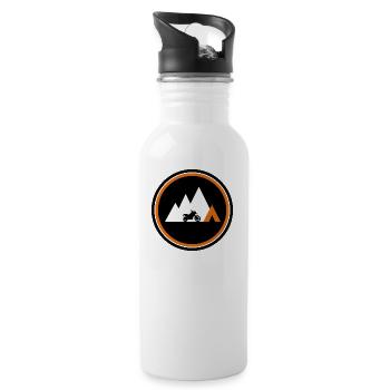 Enduro Rally - Water bottle with straw - white - Right