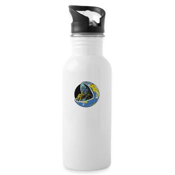 Spider Earth - Water bottle with straw - white - Right