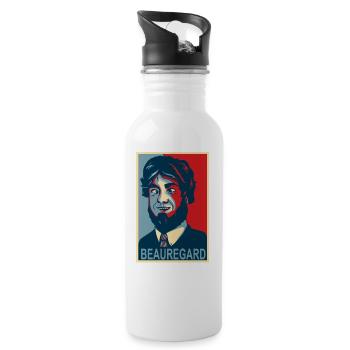 Beauregard - Trinkflasche mit integriertem Trinkhalm - Weiß - Rechts