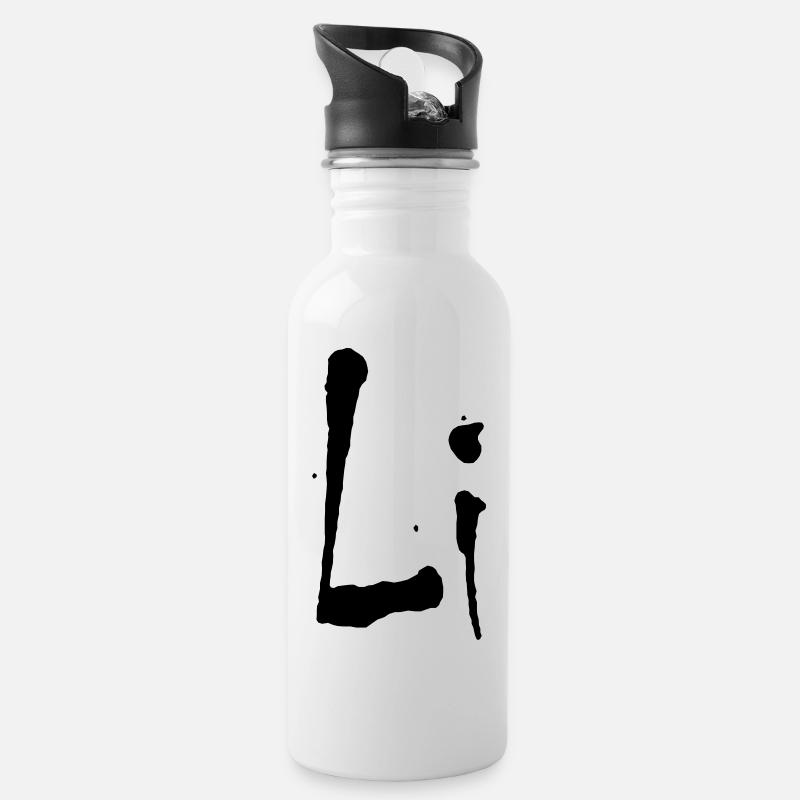 Li - Gourde avec paille intégrée - blanc