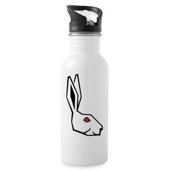 Hare - Water bottle with straw - white - Right