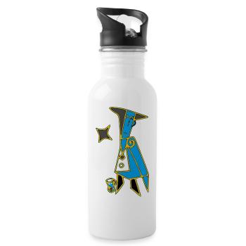 Character ireal - Water bottle with straw - white - Right