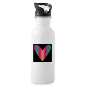 MOTHER'S DAY. HAPPY MOTHER'S DAY. MOM - Water bottle with straw - white - Right