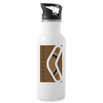 boomerang boomerang - Water bottle with straw - white - Right