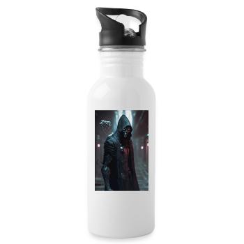 The Reaper II Futuristic - Water bottle with straw - white - Right
