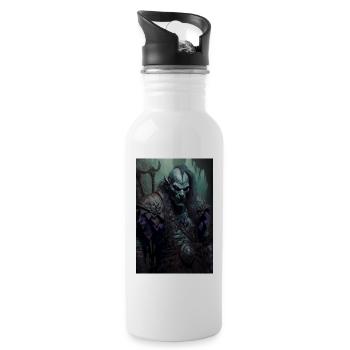 Orc Vampire - Water bottle with straw - white - Right
