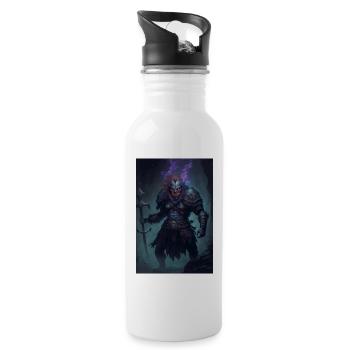 Inspired Demon - Water bottle with straw - white - Right